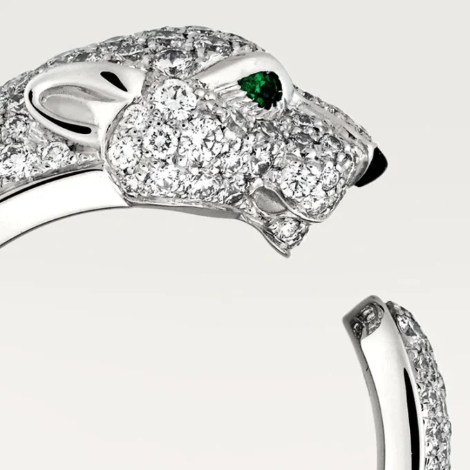 Panthere De Cartier Yüzük – Beyaz Altın, Pırlanta, Zümrüt, Oniks – Cartier