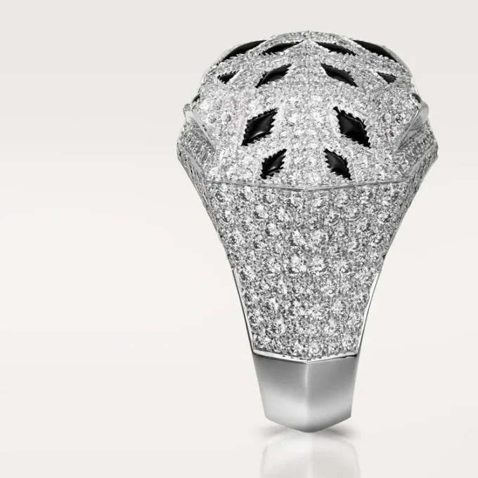 Panthere De Cartier Yüzük – Beyaz Altın, Pırlanta, Zümrüt, Oniks – Cartier