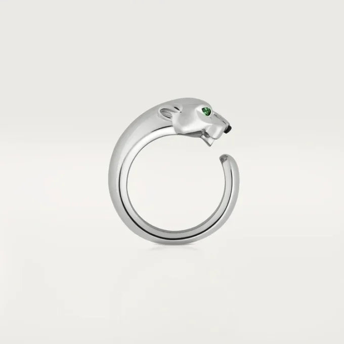 Panthere De Cartier Yüzük – Beyaz Altın, Tsavorite Garnetler, Oniks – Cartier