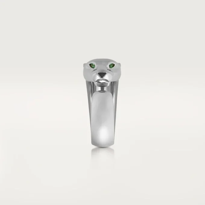 Panthere De Cartier Yüzük – Beyaz Altın, Tsavorite Garnetler, Oniks – Cartier