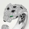 Panthere De Cartier Yüzük – Beyaz Altın, Zümrütler, Oniks, Pırlantalar – Cartier