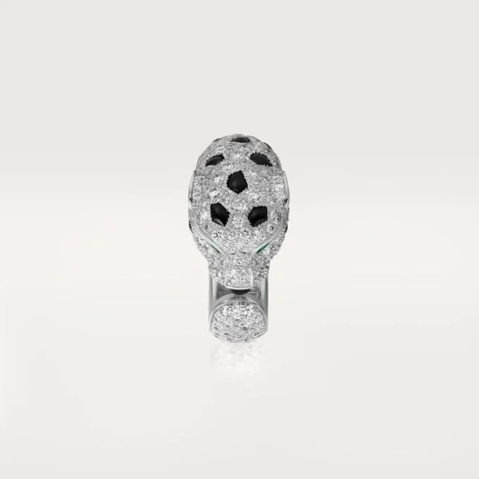 Panthere De Cartier Yüzük – Beyaz Altın, Zümrütler, Oniks, Pırlantalar – Cartier