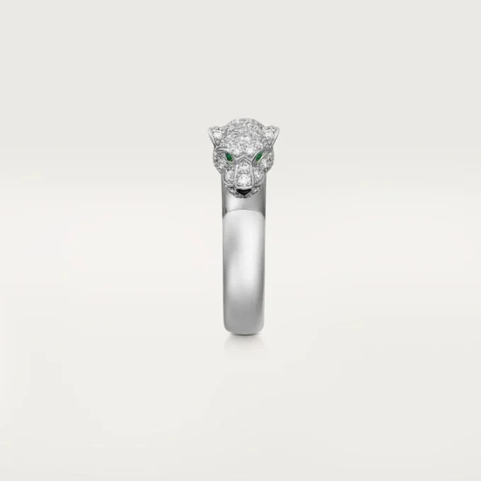 Panthere De Cartier Yüzük – Beyaz Altın, Zümrütler, Oniks, Pırlantalar – Cartier