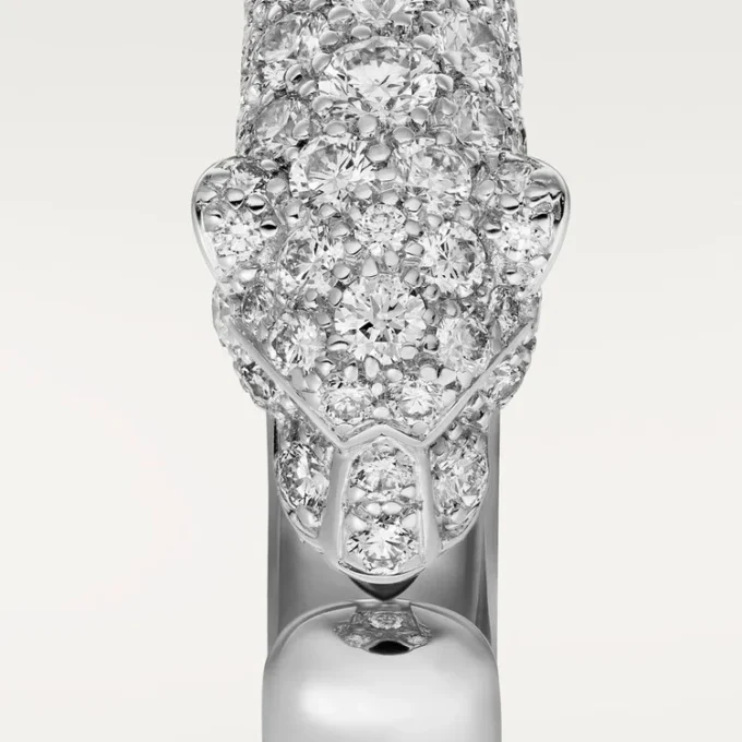 Panthere De Cartier Yüzük – Beyaz Altın, Zümrütler, Oniks, Pırlantalar – Cartier