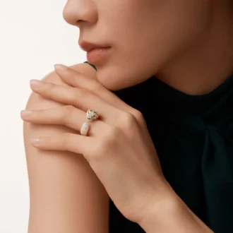 Panthere De Cartier Yüzük, Orta Model, Paved