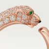 Panthere De Cartier Yüzük – Pembe Altın, Oniks, Zümrütler, Elmaslar – Cartier