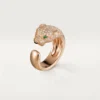 Panthere De Cartier Yüzük – Pembe Altın, Pırlanta, Zümrüt, Oniks – Cartier