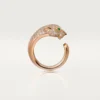 Panthere De Cartier Yüzük – Pembe Altın, Pırlanta, Zümrüt, Oniks – Cartier