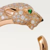 Panthere De Cartier Yüzük – Pembe Altın, Pırlanta, Zümrüt, Oniks – Cartier