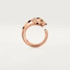 Panthere De Cartier Yüzük – Pembe Altın, Tsavorit Garnetler, Oniks – Cartier