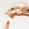 Panthere De Cartier Yüzük – Pembe Altın, Tsavorite Garnet, Oniks – Cartier