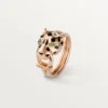 Panthere De Cartier Yüzük – Pembe Altın, Tsavorite Garnetler, Oniks, Siyah Lake, Pırlantalar – Cartier