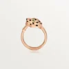 Panthere De Cartier Yüzük – Pembe Altın, Tsavorite Garnetler, Oniks, Siyah Lake, Pırlantalar – Cartier