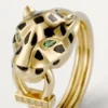 Panthere De Cartier Yüzük – Sarı Altın, Lake, Pırlanta, Tsavorite Garnet – Cartier