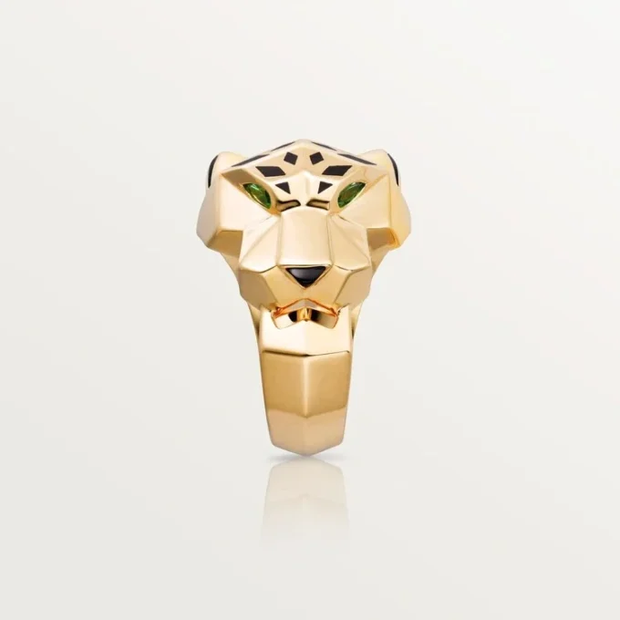Panthere De Cartier Yüzük – Sarı Altın, Lake, Tsavorite Garnet, Oniks – Cartier