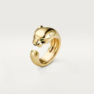 Panthere De Cartier Yüzük – Sarı Altın, Oniks, Tsavorite Garnet – Cartier