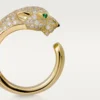 Panthere De Cartier Yüzük – Sarı Altın, Pırlanta, Zümrüt, Oniks – Cartier