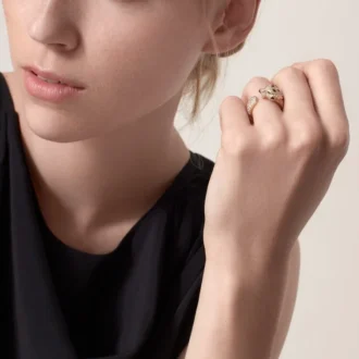 Panthere De Cartier Yüzük – Sarı Altın, Zümrütler, Oniks, Pırlantalar – Cartier