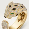 Panthere De Cartier Yüzük – Sarı Altın, Zümrütler, Oniks, Pırlantalar – Cartier