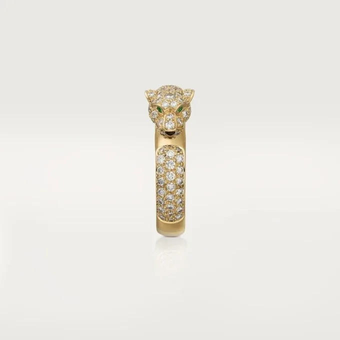 Panthere De Cartier Yüzük – Sarı Altın, Zümrütler, Oniks, Pırlantalar – Cartier