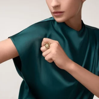 Panthere De Cartier Yüzük – Tsavorite ve Sarı Altın | Cartier ABD