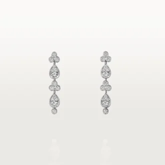 Pluie De Cartier Küpeler – Beyaz Altın, Pırlanta – Cartier