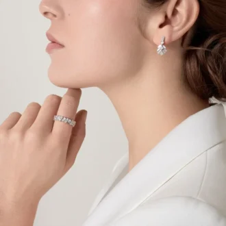 Reflection De Cartier Küpeler – Beyaz Altın, Pırlanta – Cartier