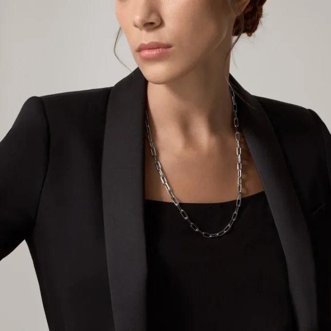 Santos De Cartier Kolye – Beyaz Altın – Cartier
