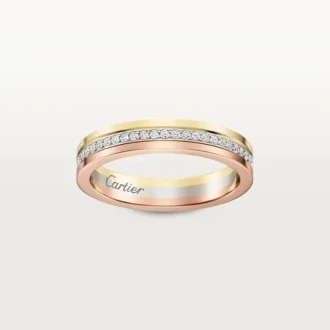 Trinity Alyans – Beyaz Altın, Sarı Altın, Pembe Altın, Pırlanta – Cartier