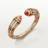 Geometrie & Contrastes Bilezik, Mercan, Paved